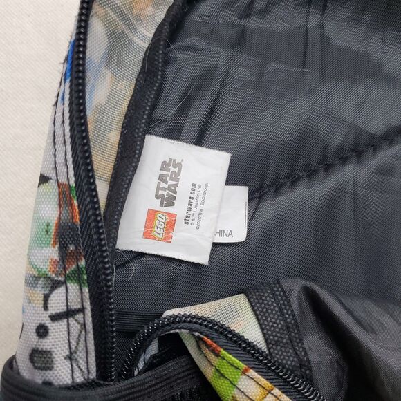 LEGO Star Wars Backpack 17″ x 12″ x 5″ Minifig Print School Travel Bag - Picture 7 of 7